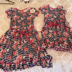 Mommy and me/ sister matching dresses